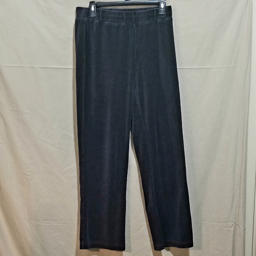 Style & Co Sport Women's Black Velour Lounge Pant